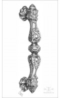 Aurelia cabinet pull II, c-c 4 inch | Custom Door Hardware