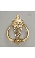 Telluride knocker - polished brass - Custom Door Hardware