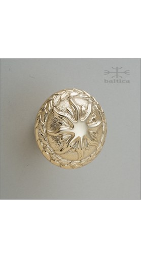 Augustus wardrobe knob S - polished brass - Custom Door Hardware