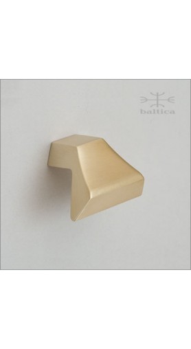 Briede cabinet knob - satin brass - Custom Cabinet Hardware