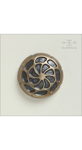 Dalia deco bolt cover - antique brass - Custom Door Hardware