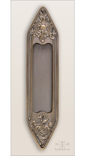Ilyria recessed pull 250mm - antique bronze - Custom Door Hardware 