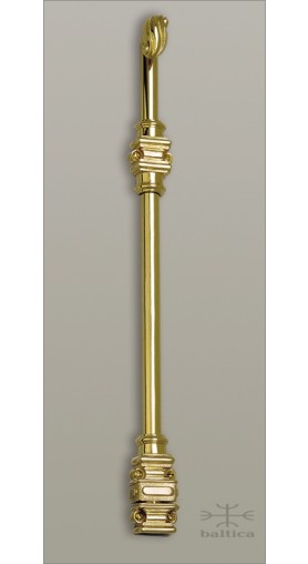 Sundance surface bolt - polished brass - Custom Door Hardware
