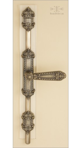 Anastasia cremone bolt - antique brass - Custom Door Hardware 
