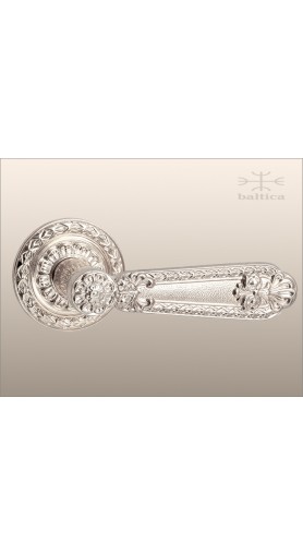 Anastasia lever & rose 60mm - polished nickel - Custom Door Hardware