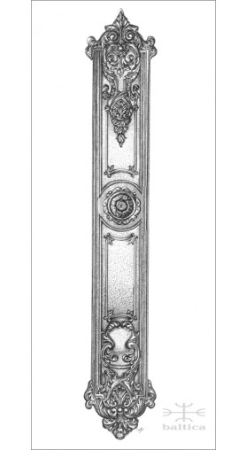 Aurelia backplate B 39,5cm - Custom Door Hardware 