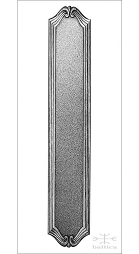 Chartres backplate 51cm - Custom Door Hardware 