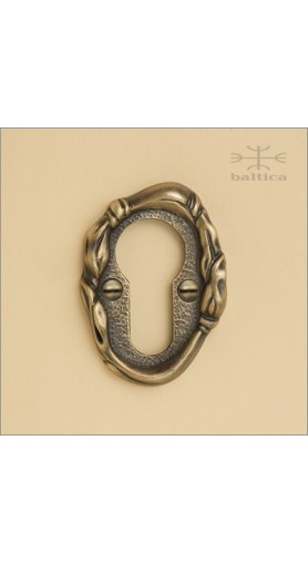 Dalia profile cylinder collar - antique brass - Custom Door Hardware
