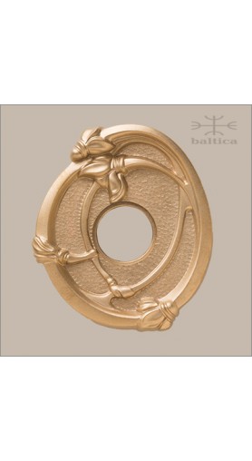Dalia rose 80mm - satin bronze - Custom Door Hardware