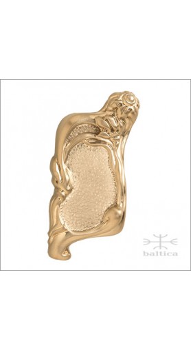 Dalia rose W - satin bronze - Custom Door Hardware 
