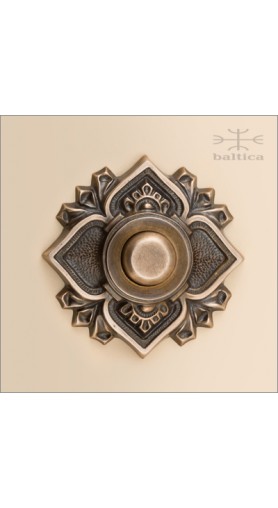 Davide bell button 56mm - antique bronze - Custom Door Hardware 