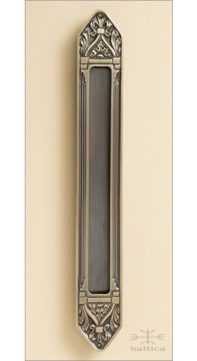 Davide recessed pull narrow, 292mm - antique brass - Custom Door Hardware