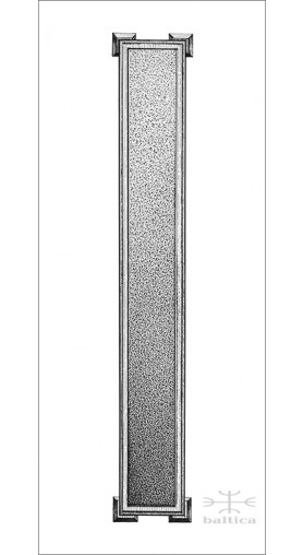 Gabriel backplate 24.6cm - Custom Door hardware 