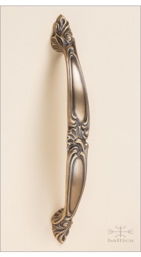 Ilyria cabinet pull, c-c 6.5 inch - antique bronze - Custom Door Hardware