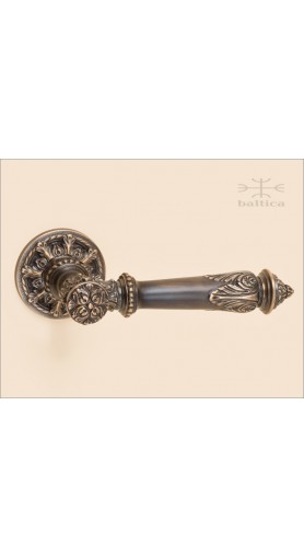 Manifesto lever & rose 53mm | antique bronze | Custom Door Hardware2