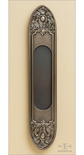 Manifesto recessed pull W, 297mm - antique brass - Custom Door Hardware