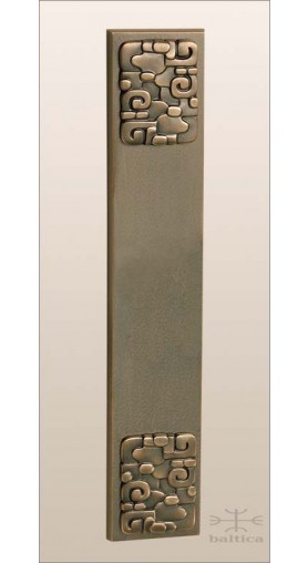 Maya backplate - antique brass - Custom Door Hardware