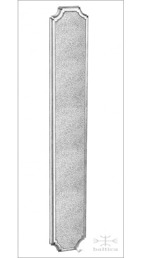 Riverwind backplate 45.7cm - Custom Door Hardware 