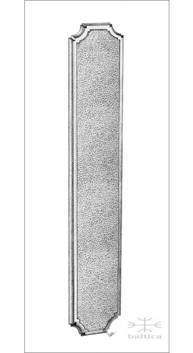 Riverwind backplate narrow 25cm - Custom Door Hardware 