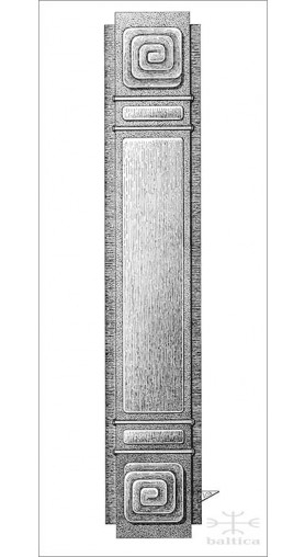 Sundance backplate 31.7cm - Custom Door Hardware 