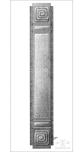 Sundance backplate 36.4cm - Custom Door Hardware 
