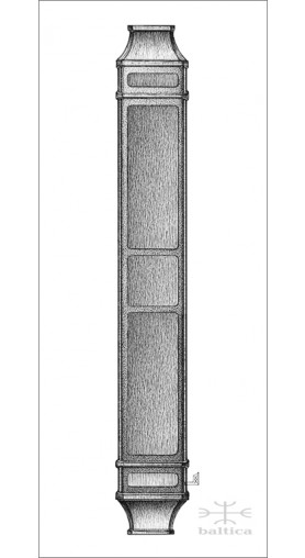 Sundance backplate A, 31cm - Custom Door Hardware 