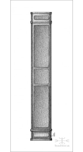 Sundance backplate P 26,6cm - Custom Door Hardware 