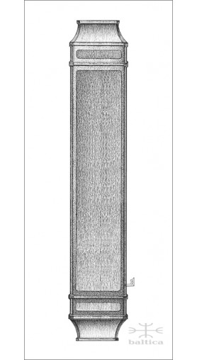 Sundance backplate W, 310 x 58mm - Custom Door Hardware 
