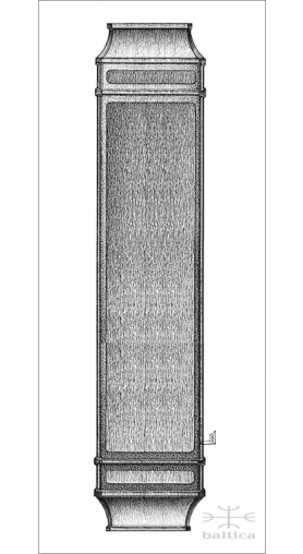 Sundance backplate W, 310 x 69mm - Custom Door Hardware