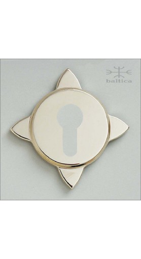 Telluride profile cylinder collar 50mm - polished bronze - Custom Door Hardware