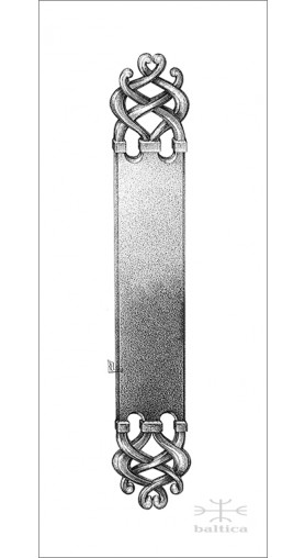 Telluride backplate 26cm - Custom Door Hardware