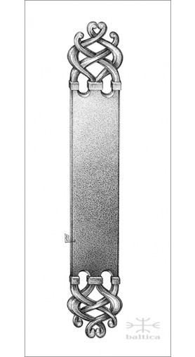 Telluride backplate 31,6cm - Custom Door Hardware