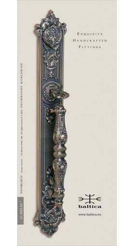 Aurelia thumblatch - antique bronze -  Custom Door Hardware