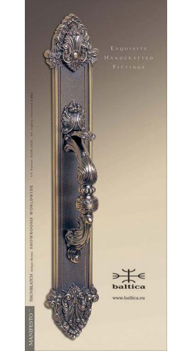 Manifesto thumblatch - antique bronze - Custom Door Hardware 