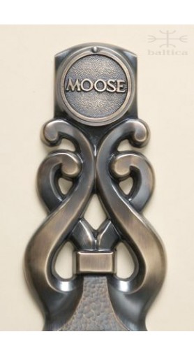 Custom monogram MOOSE - Custom Door Hardware