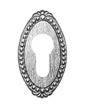 Custom Door Hardware Eastwell Manor profile cylinder collar