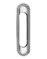 Custom Door Hardware Anastasia recessed pull oval W