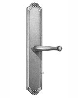 Custom Door Hardware Chartres backplate 31.7cm & lever