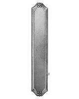 Custom Door Hardware Chartres backplate 31.7cm