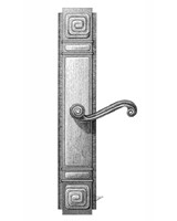 Custom Door Hardware Sundance backplate 31.7cm & lever