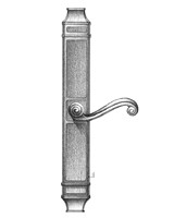 Custom Door Hardware Sundance backplate A, 31cm & lever