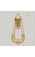 Anastasia door knocker - polished brass - Custom Door Hardware 