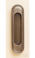 Anastasia recessed pull oval W - antique bronze - Custom Door Hardware