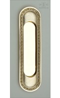 Anastasia recessed pull oval W - polished brass - Custom Door Hardware2 