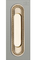 Anastasia recessed pull oval W - polished bronze - Custom Door Hardware2