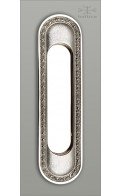 Anastasia recessed pull oval W - polished nickel - Custom Door Hardware