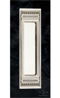 Anastasia recessed pull W,rectangle - polished nickel - Custom Door Hardware