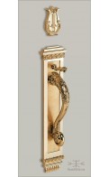 Anastasia thumblatch - polished bronze - Custom Door Hardware