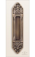 Davide recessed pull 185mm - antique bronze - Custom Door Hardware 