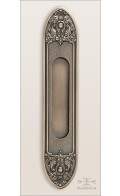 Manifesto recessed pull, 250mm - antique bronze - Custom Door Hardware 